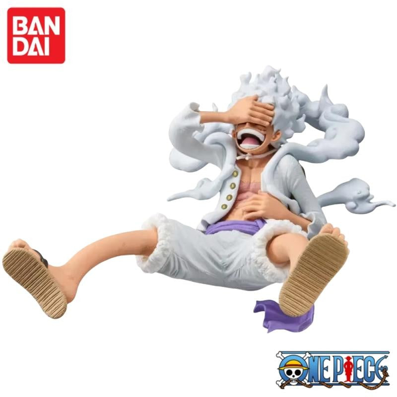 Em estoque Bandai Original One Piece Banpresto Koa Artist Luffy King Gear 5 Anime Figures Modelo Decoração Brinquedo Ornamento Presente