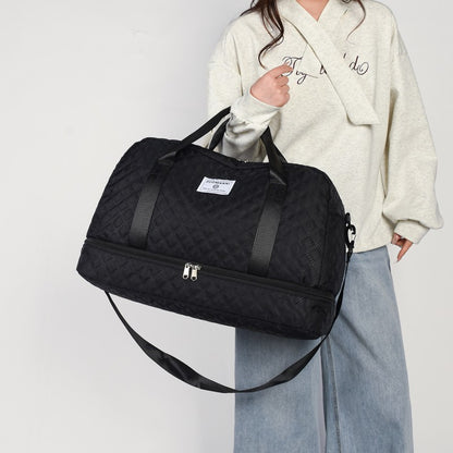 Fashionable Multifunctional Travel Luggage Bag with Independent Shoe Compartment,Suitable for Travel,Sports and Fitness,Camping