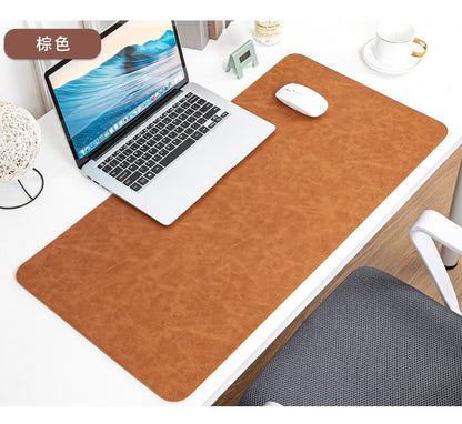Mouse Pad Impermeável PU Tapete de Mesa Protetor Grande Mousepad Computador Laptop Antiderrapante Fácil de Limpar Tapetes de Teclado