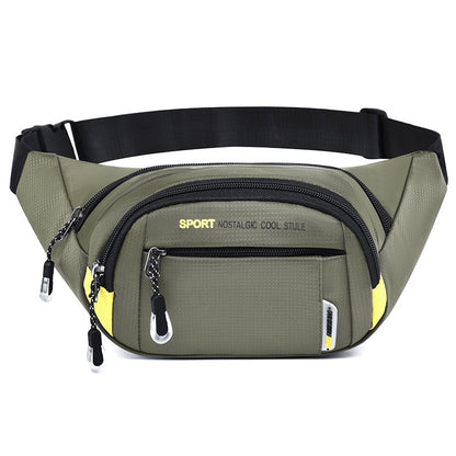 Unisex Mobile Waist Bag - Large Capacity, Water-Resistant, Durable for Work & Travel, Fashion Crossbody Pack Sports Bag