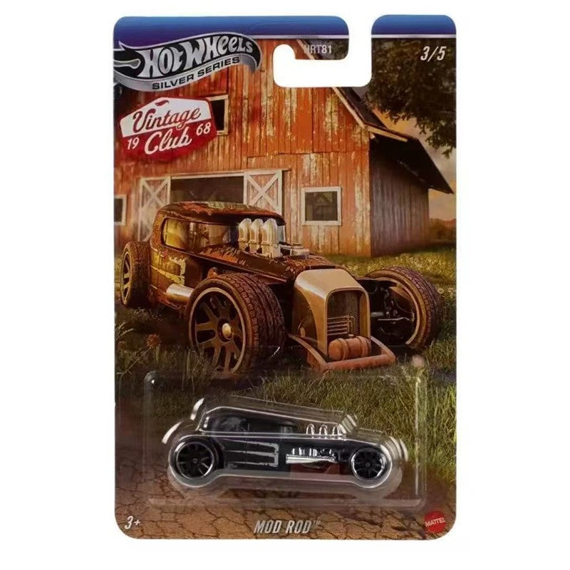 2026 New Hot Wheels Silver Series Retro Series 911 HRT81 Classic Club Alloy Car Collection Model
