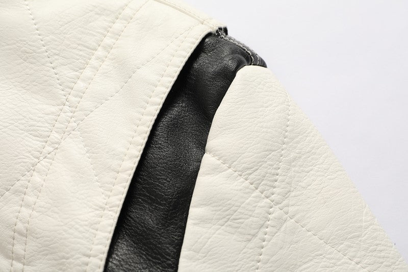 Men's Leather Bomber Jacket Windproof and rainproof Scorpion Embroidery Hooded Jacket PU Leather Winter, Drive