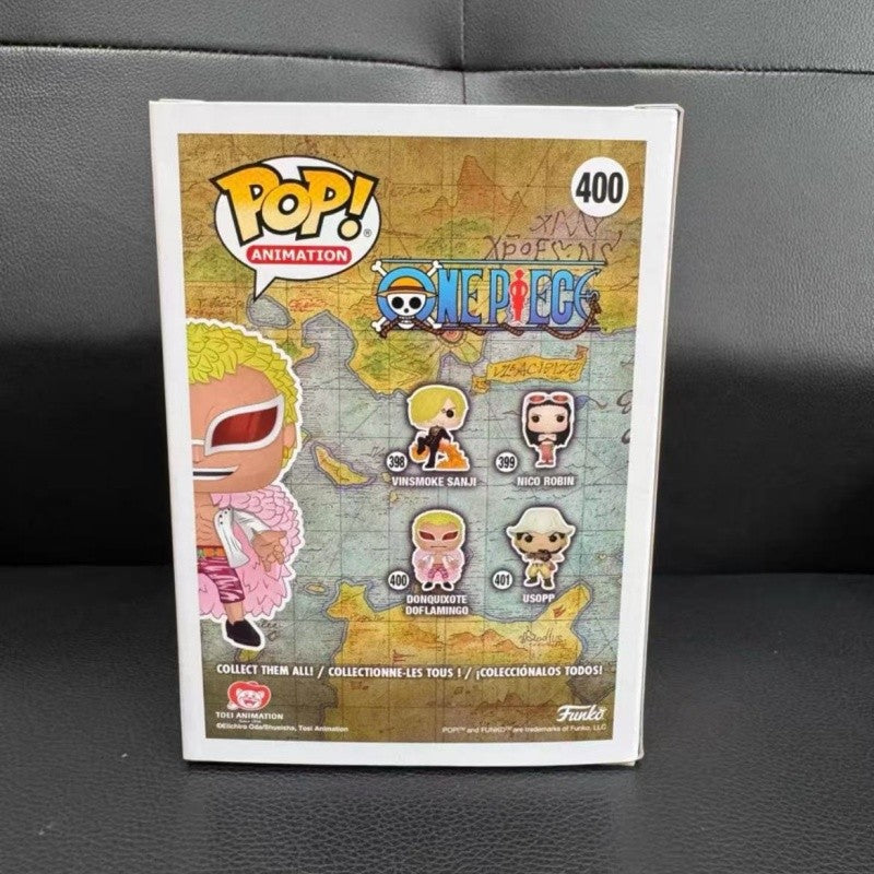 One Piece Donquixote Doflamingo Funko Pop Boneco de Ação Modelo 400 Coringa Escultura de Vinil Edição Limitada Colecionável Comemorativa
