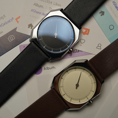 SKU Retro One Pointer Watch for Men - Vintage Style Square Quartz Watch Unique Design Fashion Wristwatch for man men alloy watch