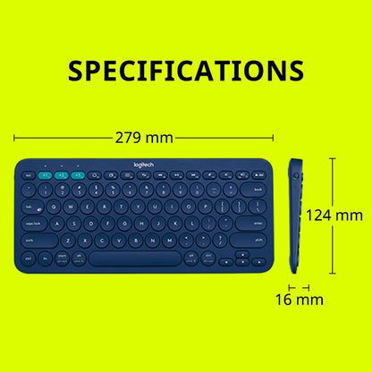 Teclado sem Fio Bluetooth Logitech K380 Vermelho para Tablet iPad Escritório