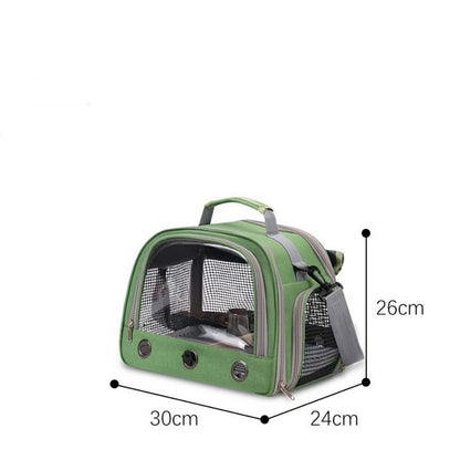 Gaiola de Transporte para Pássaros com Poleiro para Periquito Agapornis Papagaio Cinzento Africano Calopsita Caique Jandaia Quaker Bolsa de Viagem para Caminhada de Animais de Estimação