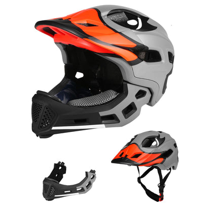 Capacete de bicicleta Lixada infantil destacável de rosto inteiro Capacete infantil esportivo para ciclismo mtb motocicleta skate patins