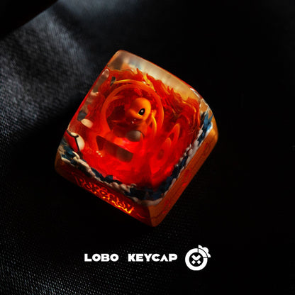 Teclas personalizadas de resina fundida com tema de Pokémon, Pikachu, Gengar para teclado mecânico - Presente personalizado