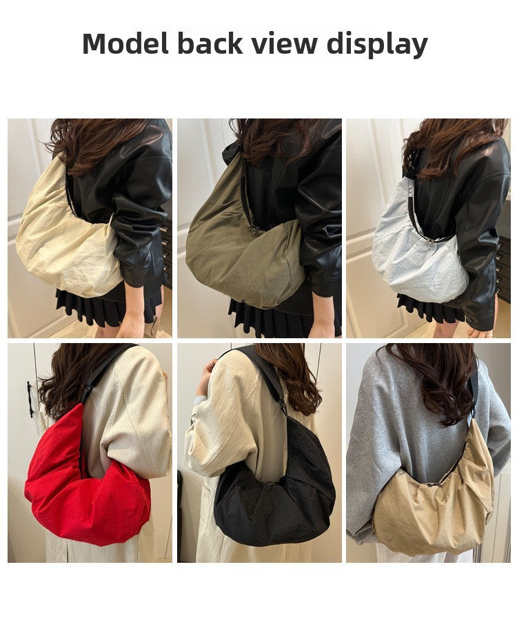 Large Capacity Simple Shoulder Bags Comfortable and Versatile Texture Crossbody Bags for Women Men Fashion Casual Storage Bags
