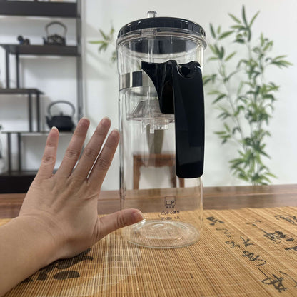 KAMJOVE Tea Pot for Infusions One-touch Tea Filtering Heat-resistant Glass Tea Cup 200/300/500/1000/1200ML Tea Brewing Kettle