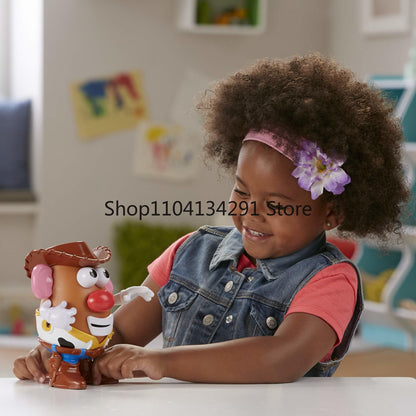 Coleção Original Disney Toy Story 4 Mr. Potato Head Mini Kit de Quatro Bonecos de Ação de Cinco Peças para Crianças Presente