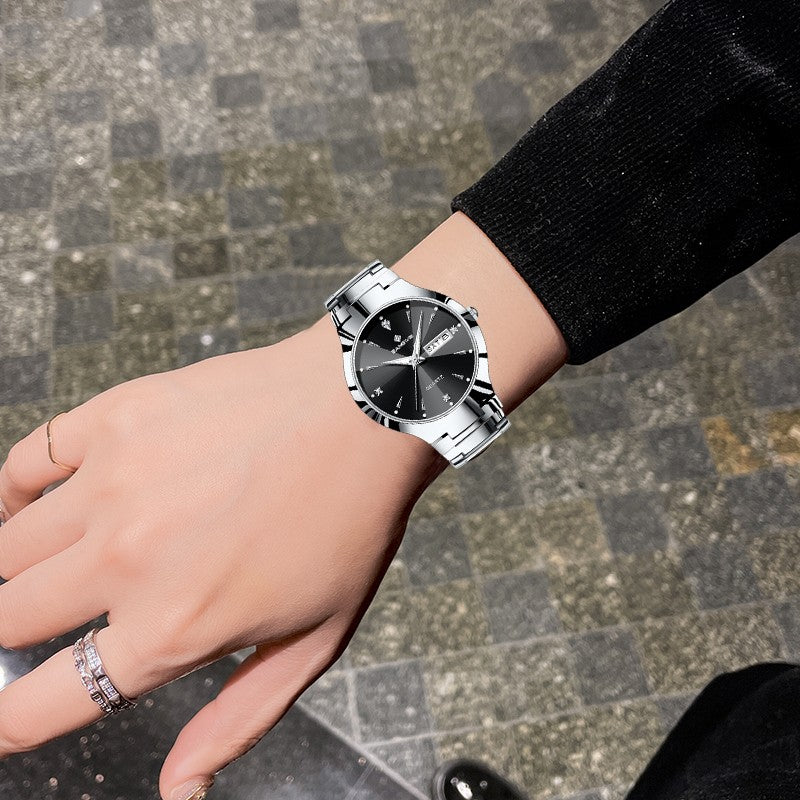 BANGWEI 2026 NEW Women's Watch Fashion Waterproof Luminous Elegant Weekly Calendar Exquisite women's quartz wrist watch reloj