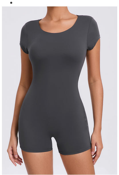 Sporty Jumpsuit Sport Outfit for Woman Sportswear Padding Sports Overalls 2025 Gym Set Women Suit for Fitness Yoga Clothes