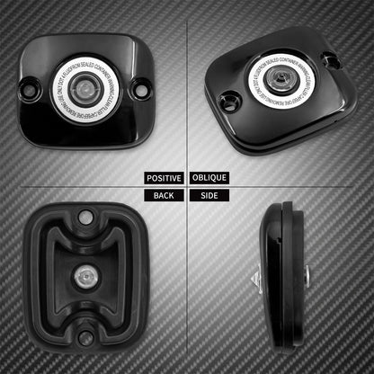 Tampa do cilindro mestre do freio dianteiro para motocicleta Harley Touring Road King Street Glide FLHR FLHT Dyna Fat Bob FXDF Softail FLSTF