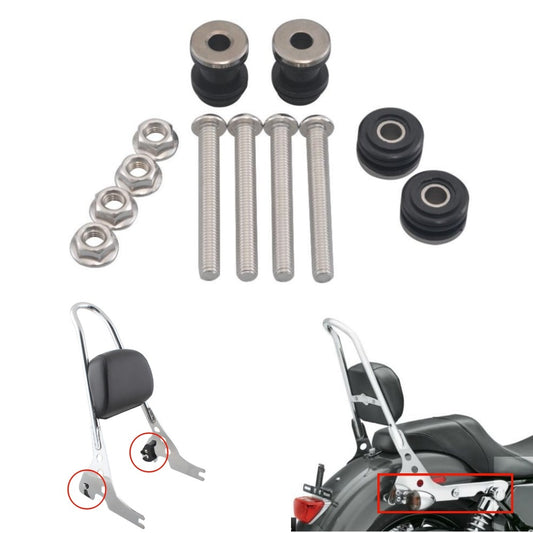 Motorcycle Accessory Detachable Sissy Bar Backrest Docking Hardware Mounting Bolt Screw Kit For Harley Sportster XL883 1200 48