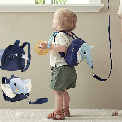 Infant and young children's anti loss backpack baby's anti loss traction rope when going out baby's safety belt small backpack