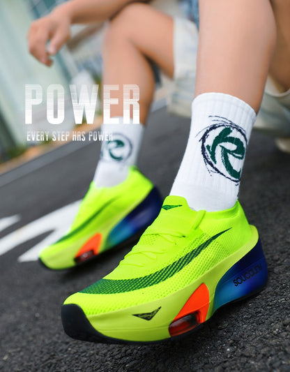Air Cushion Running Shoes Jogging Marathon Men Sports Breathable Lightweight Women's Comfortable Nonskid Leisure Sneakers