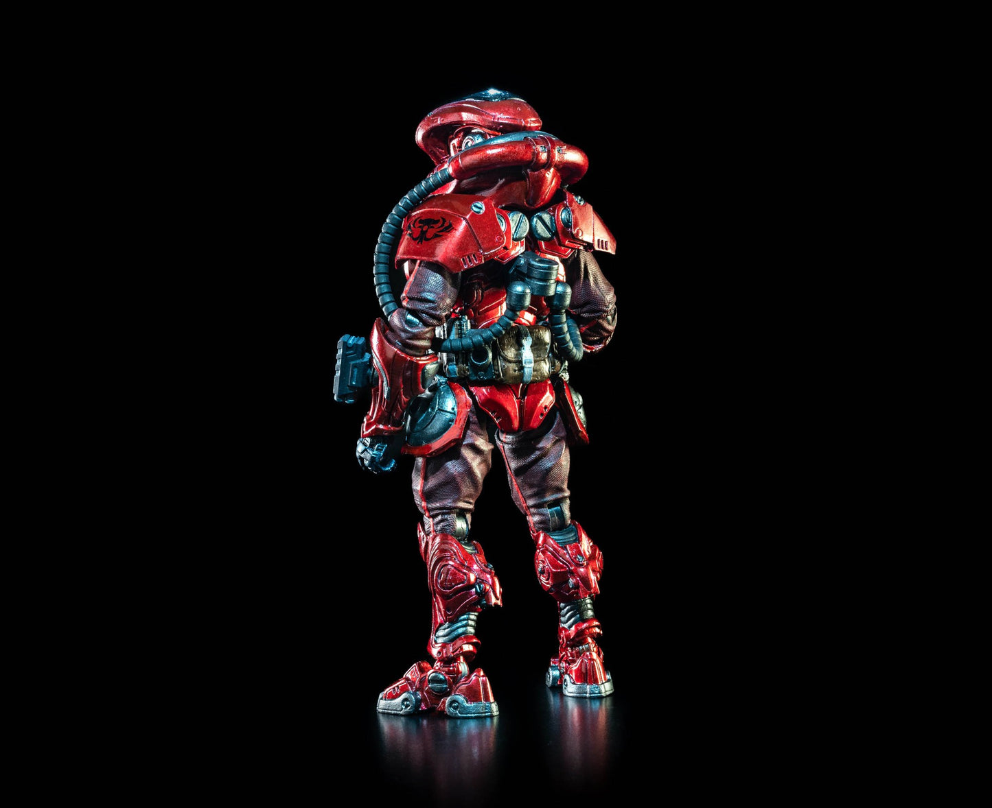 Four Horsemen Studio 1/12 6inch Boneco de Ação Cosmic Legions Outpost Zaxxius T.U.5.C.C. Piloto Red Jets Modelo de Anime