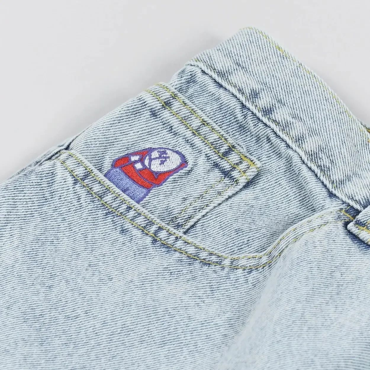 Retro Hip hop Embroidery Graphic Pants Cartoon Streetwear Denim Shorts Y2k Baggy Jorts Harajuku Gym Basketball Shorts Men