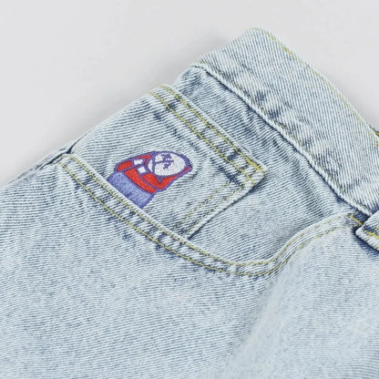 Retro Hip hop Embroidery Graphic Pants Cartoon Streetwear Denim Shorts Y2k Baggy Jorts Harajuku Gym Basketball Shorts Men