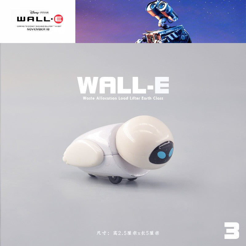 Walle-E Walle EVE Carro Boneca Presentes Brinquedo Modelo Anime Figuras Colecionáveis Enfeites