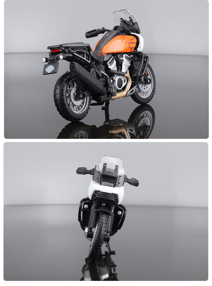 Maisto 1:18 Harley-Davidson Motocicleta 2021 Pan America 1250 Liga Motocicleta Modelo Brinquedo Coleção de Carros