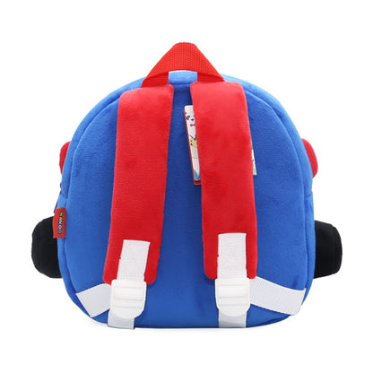 Mochila de carro estéreo de desenho animado para meninos e meninas de 2 a 4 anos, mochila escolar de jardim de infância, mochila de pelúcia infantil