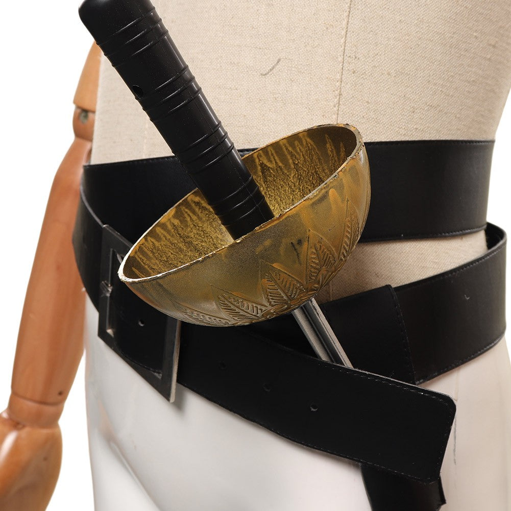 Cat Cosplay Hat Belt Sword Movie Puss Roleplay In Boots Disguise Cap With Feather Halloween Carnival Party Accessories Props