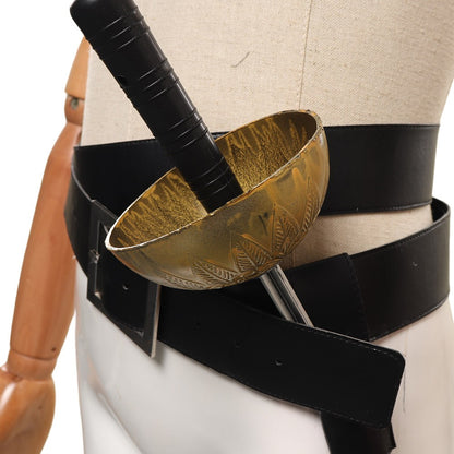 Cat Cosplay Hat Belt Sword Movie Puss Roleplay In Boots Disguise Cap With Feather Halloween Carnival Party Accessories Props