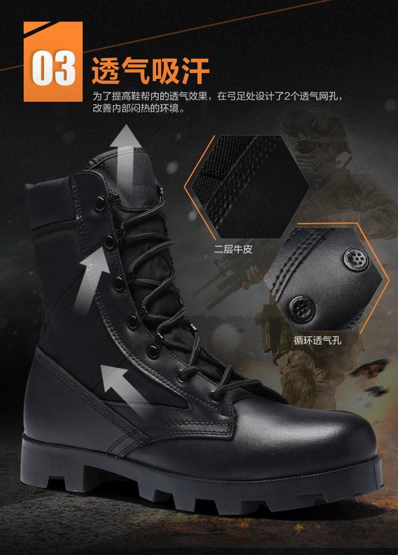 2024 Autumn and Winter Wolf Men's Hight-Top Desert Fans Delta Boots