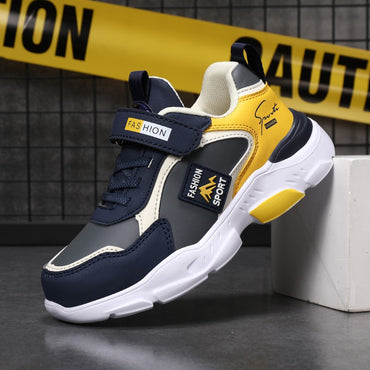 Tennis Sneakers Kids Boys Girls Sports Running Shoes Casual Board Leather Soft Soled Children Outdoor School Walking Shoes