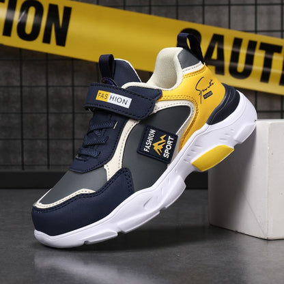 Tennis Sneakers Kids Boys Girls Sports Running Shoes Casual Board Leather Soft Soled Children Outdoor School Walking Shoes