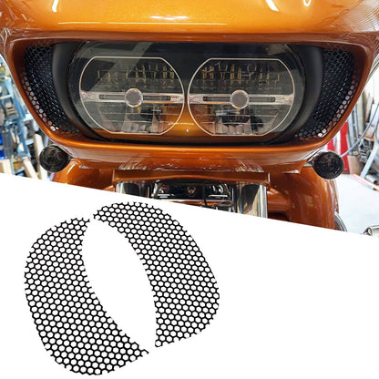 Tela de ventilação lateral da carenagem para motocicletas Harley Davidson Road Glide FLTRX Special FLTRXS Glide Ultra 2015-2024