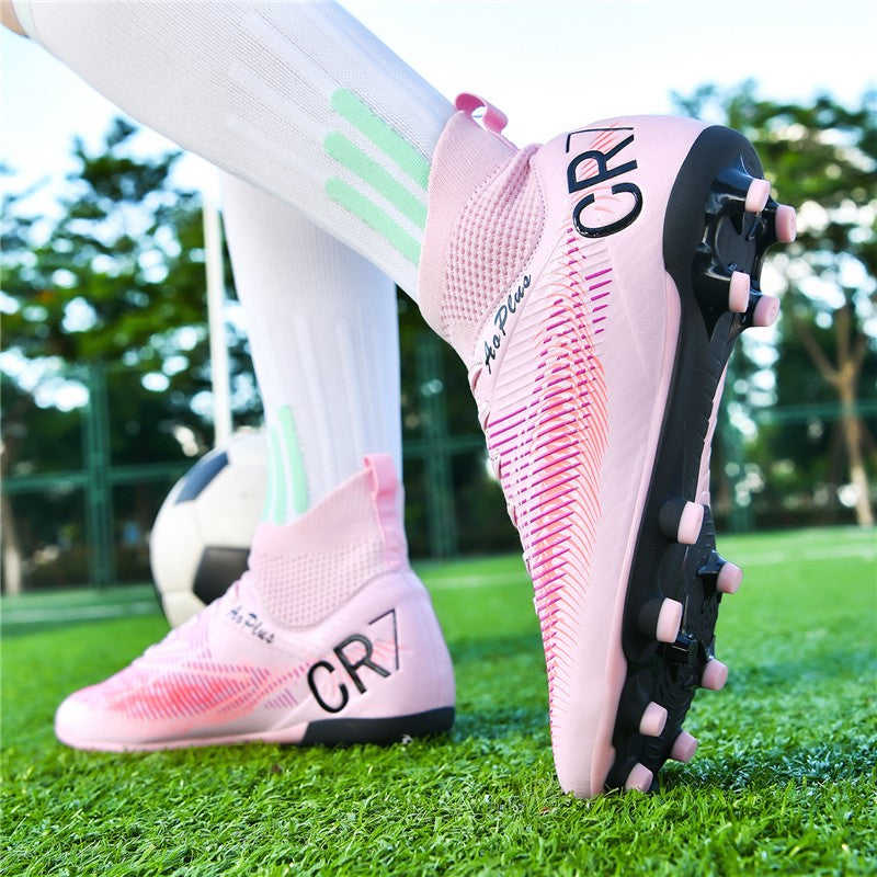 2025 New Football Shoes Society Soccer Cleats Long Nails Soccer Boot Non-slip Training Sneaker Artificial Quality Grass Footwear