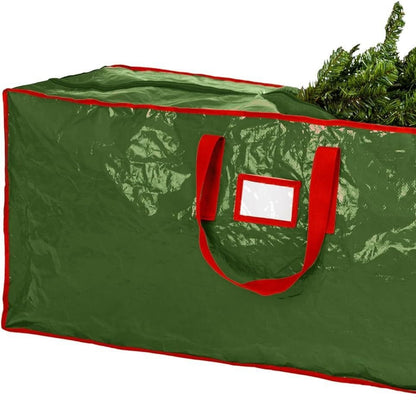 Christmas Tree Storage Bag Heavy Duty Tree Bag Reinforced Handle and Zipper Waterproof Storage Bag Christmas Packaging Bag