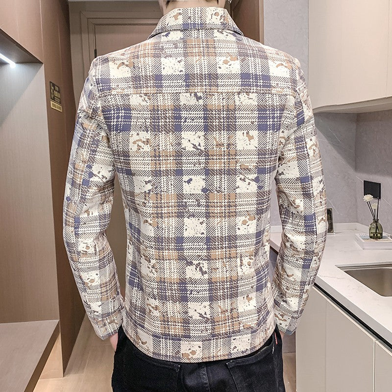 Winter Short Wool Blends Jackets Men's Brand Casual Business Trench Coat Thickened Warm Social Streetwear Overcoat