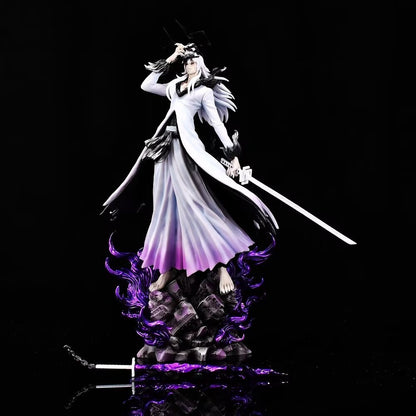 31-33cm Bleach Kurosaki Ichigo Duas Formas Grande Figura de Anime Modelo Estátua Coleção de Meninos Decoração de Mesa Ornamentos Brinquedos Presentes