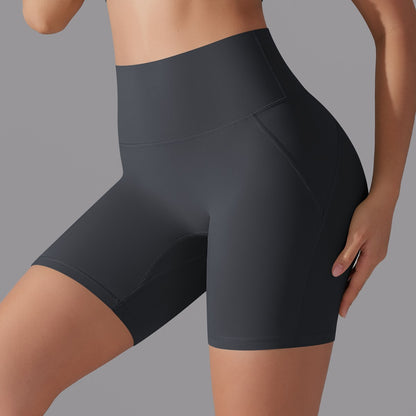 Yoga Shorts Women Fitness Shorts Running Cycling Shorts Breathable Sports Leggings High Waist Summer Workout Gym Shorts