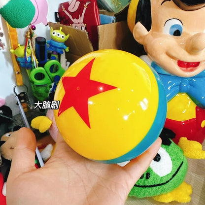 Mini Bola Elástica Disney Desenho Animado, Bola de Desenho Animado Pixar, Bolinha Infantil de Bater, Brinquedos Disney Toy Story Bola do Andy Presentes de Aniversário Infantis