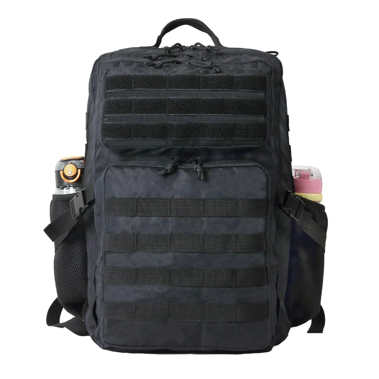 SYZM 50L Large Capacity Men Tactical Backpack Outdoor Rucksack Hiking Camping Hunting Sports Travel Bags with Bottle Holder