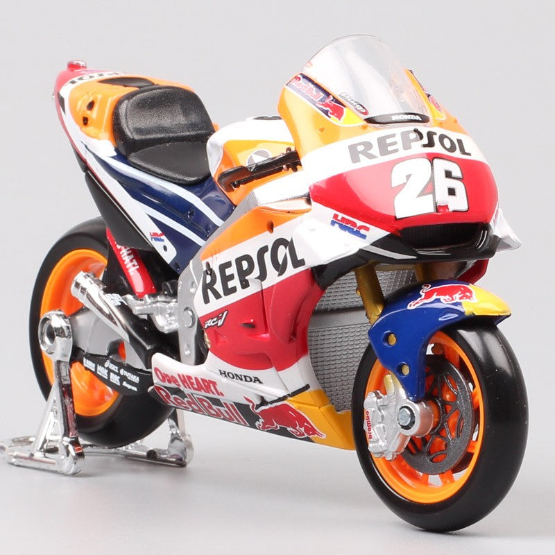 Crianças 1/18 Maisto Honda RC213V Repsol #26 Dani Pedrosa 2018 GP Modelo de Moto de Corrida Brinquedo Miniaturas Colecionáveis