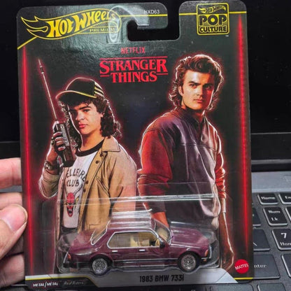 Novos Hot Wheels 1/64 Série Cultura Entertainment Nissan Skyline Stranger Things BMW Lincoln Modelos de Carros Fundidos Presentes Brinquedo