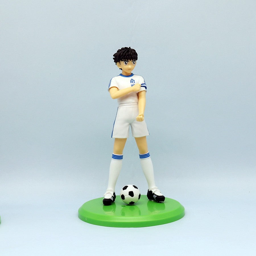 18cm Capitão Tsubasa Anime Boneco Ozora Tsubasa Figuras de Ação Hyuuga Kojirou/Wakabayashi Genzou Coleção de Estatuetas Brinquedos de Modelo