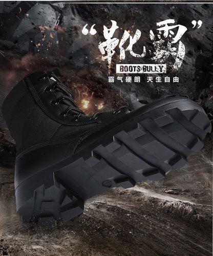 2024 Autumn and Winter Wolf Men's Hight-Top Desert Fans Delta Boots