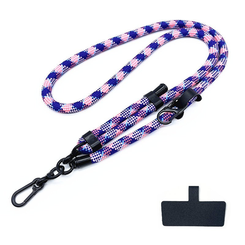 Cordão de Telefone Ajustável 1 Cm de Diâmetro Capa Universal Externa Transversal Ombro Cartão Corda de Pescoço Clipe Alça de Pulso Anti-perda