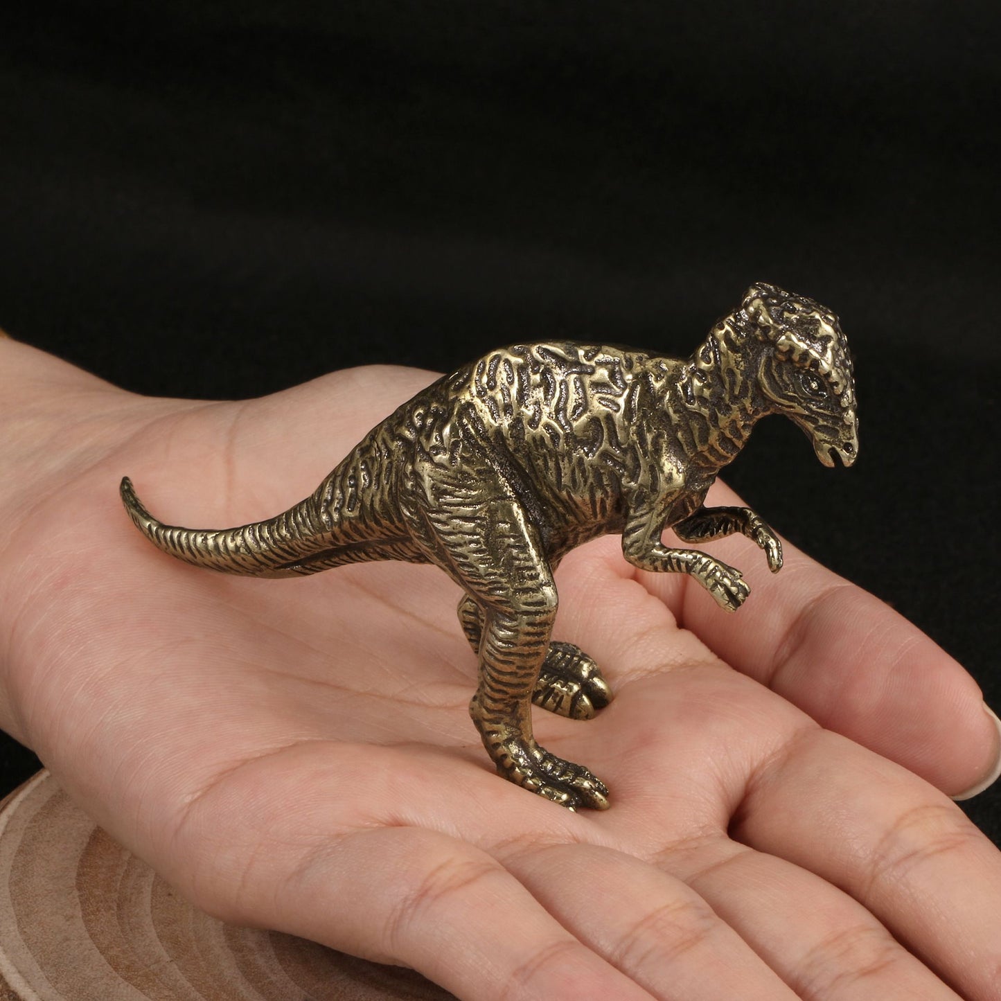 Dinossauro Alossauro Estegossauro Pterossauro Dimetrodon Diplodoco Estátua Decoração de Mesa de Escritório Jurássico Estatueta de Cobre 12 Estilos