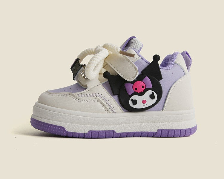 2025 Children's Casual Shoes Girls Comfortable Board Shoes Breathable Non Slip Running Shoes Sneakers