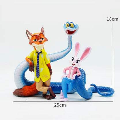 2025 Novo Filme Popular Zootopia 2 Periférico Boneco de Ação de Alta Qualidade Judy Nick PVC Brinquedo Estoque Limitado Frete Grátis