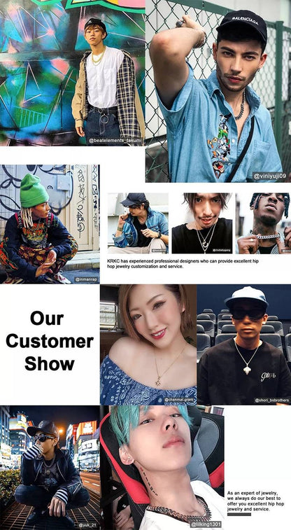 Iced Out Cubic Zirconia Cross Pendant Necklace Gold Silver Color Hip Hop Rope Chain Religious Jewelry Men Women Daily Party Gift