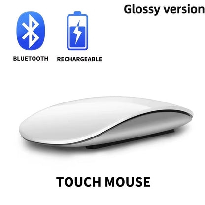 Mouse de Computador Sem Fio Bluetooth Xiaomi Magic Recarregável Touch Fino Ergonômico Modo Duplo Silencioso para PC Apple Macbook Air